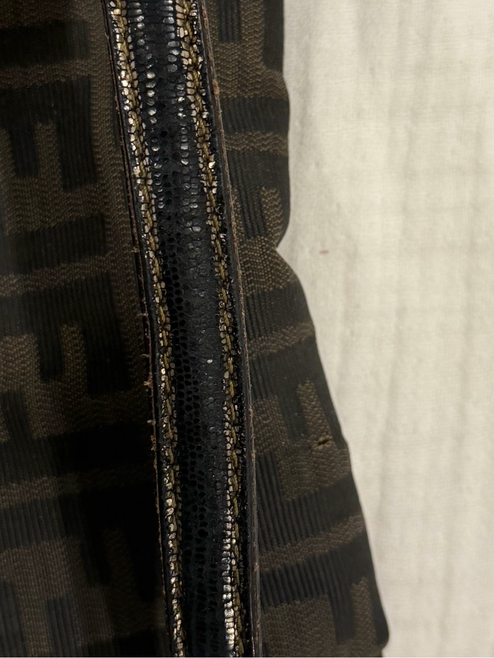 Fendi Small Chef Shoulder Bag, Zucca Canvass - Picture 5 of 12